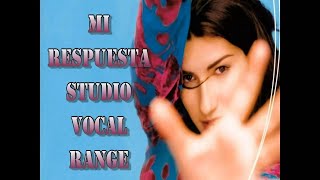 Laura Pausini - Mi Respuesta - Studio Vocal Range