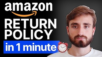 Amazon Return Policy in 1 Minute