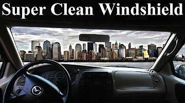 How to Super Clean the INSIDE of Your Windshield (No Streaks)