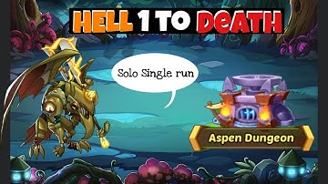 Idle Heroes: Horus Aspen HELL 1 Through to Death 1 Single Run