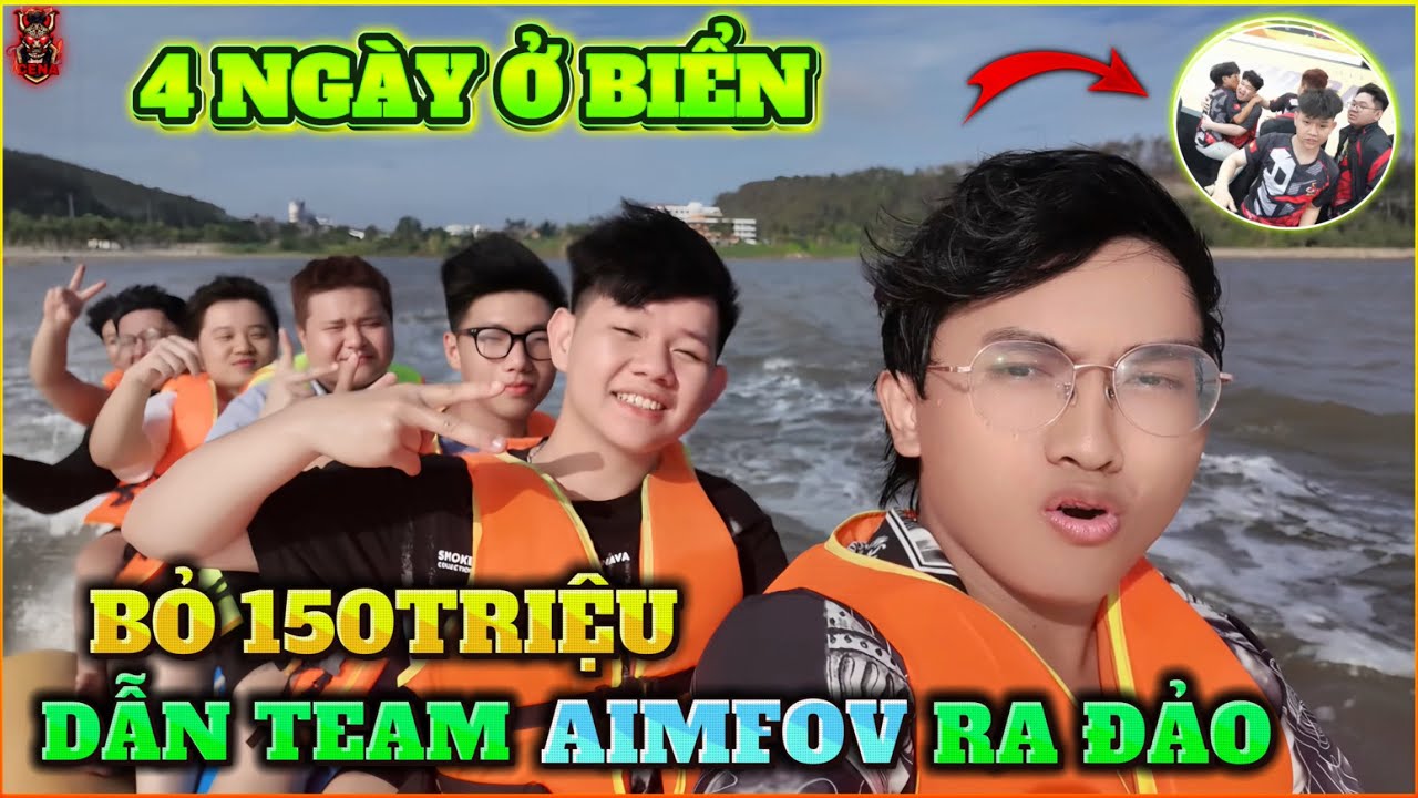 VLOG | CENA Bỏ 150 Củ Dẫn Team AIMFOV Ra Đảo Đi Chơi, Ăn Mừng Chiến Thắng Trước INDO Cực Kỳ Hài🤣