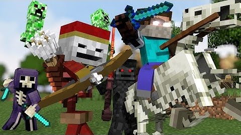 ♫ "MONSTER CREW" - MINECRAFT PARODY "SHAPE OF YOU" - ANIMATED MINECRAFT MUSIC VIDEO (2017) ♫