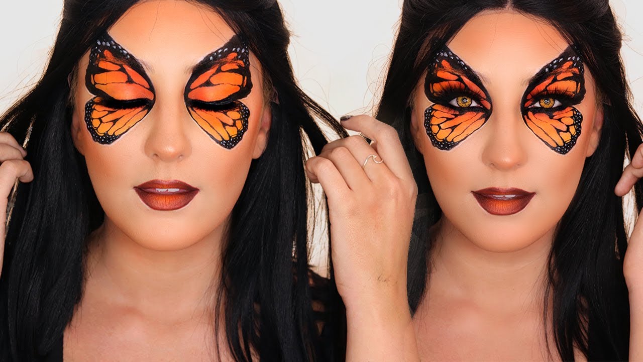 BUTTERFLY MAKEUP | Glamnanne - YouTube