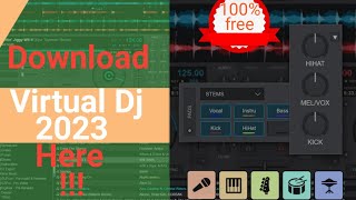Download Virtual DJ 2023 With Stems 2.0