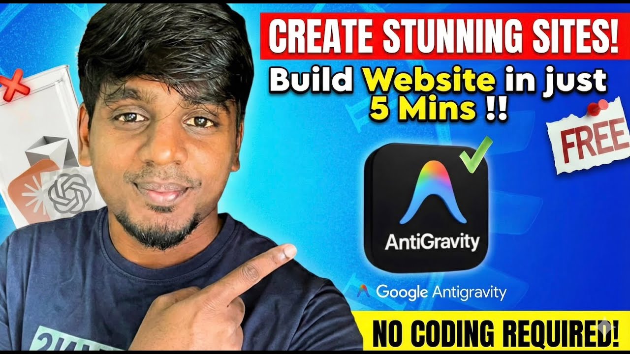 Built a ₹8,000 Website in 5 Minutes Using Google Antigravity AI (FREE ...