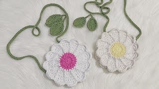 Mağazalardan almaya son,küçük prensesleri süsleyecek şahane papatya çanta. #crochet #daisy #bag