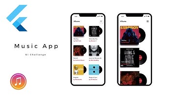 Flutter Ui & Animation Challenge Music  app  - Speed Code