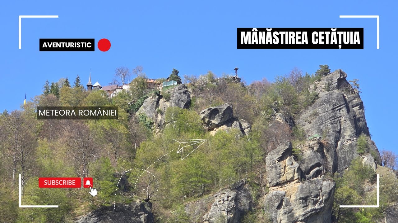 Am urcat pe Drumul Crucii spre Mânăstirea Cetățuia Negru Vodă - "Meteora" României!