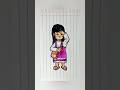 Menggambar gadis kecil #menggambar