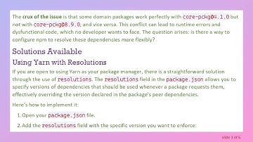 How to Fix npm Peer Dependencies Issues for Your Packages