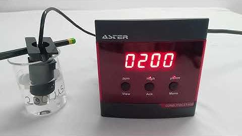 Aster CT 650 / CI 550 Conductivity Meter Calibration Video