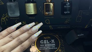 Easy At Home Fake Nails | Apres GelX Long Sculpted Coffin Tips