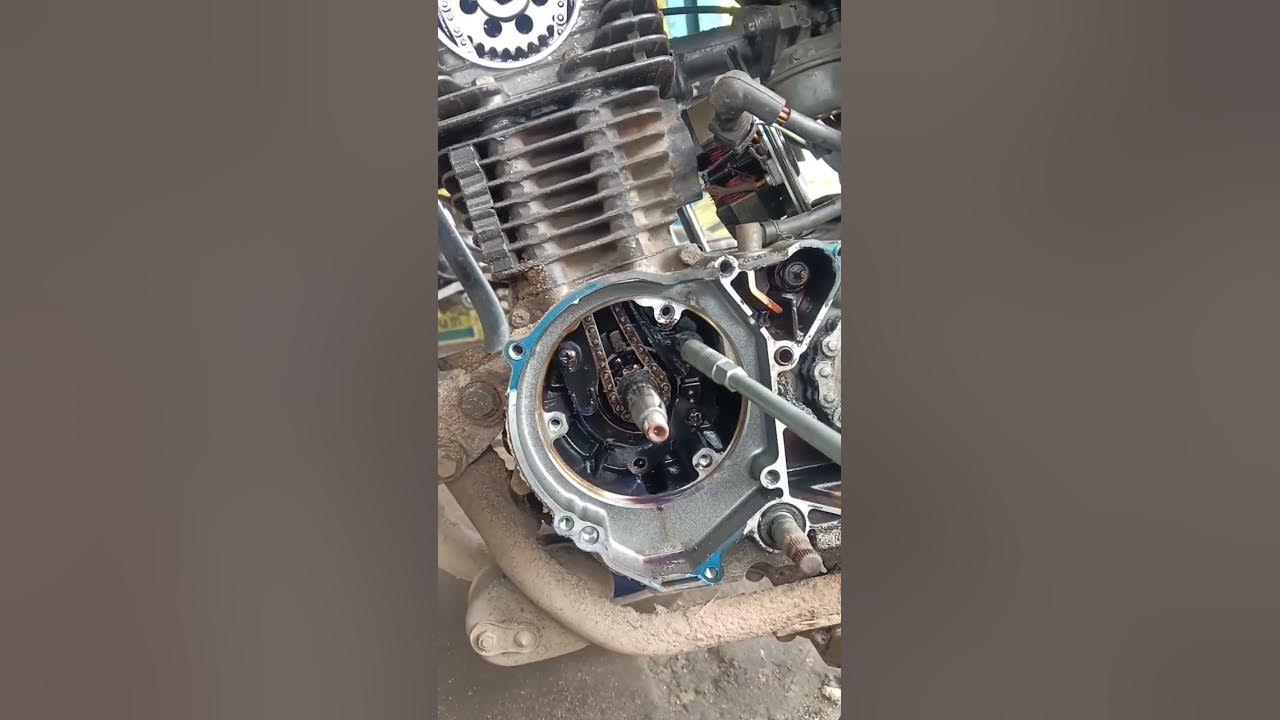 Bajaj platina timing chain replacebike automobile machenical 