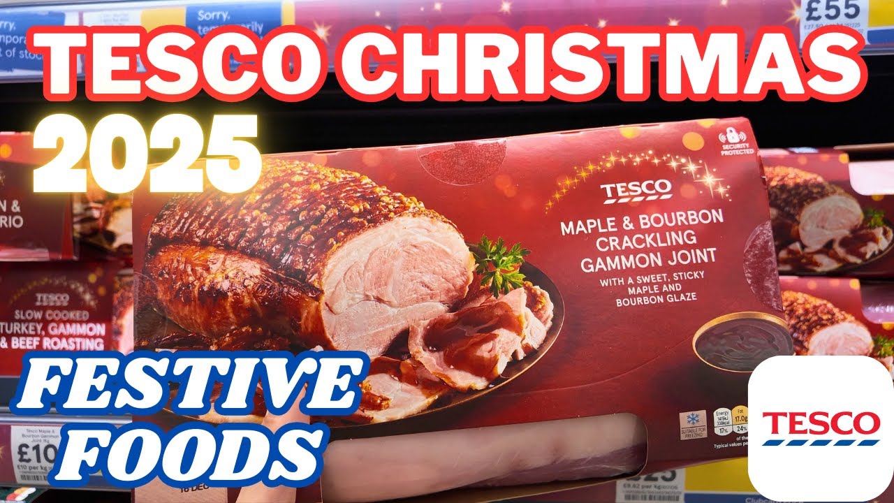 Tesco Christmas 2025 Food Tour - Delicious Treats, Party Food & Seasonal Must Haves!