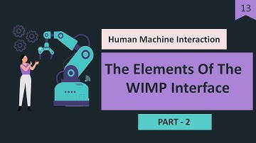 HMI #13 - Elements of the WIMP Interface - Part 2 |WIMP|Button|Toolbar|Palette|Dialog box| HMI | BTB