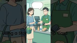 Using a Store Membership Card – Simple English for Beginners #englishconversation