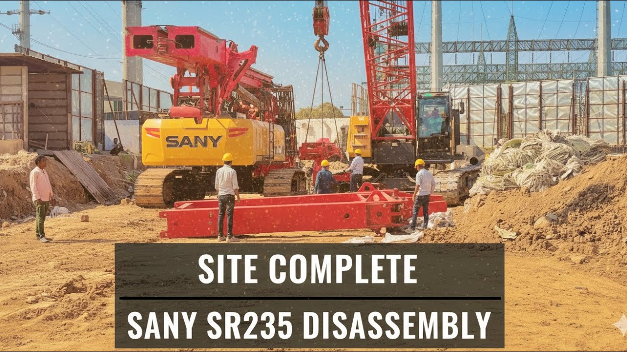 SANY SR235 Site Khatam 😱 | Mashin Dissemble | Operator Life Vlog