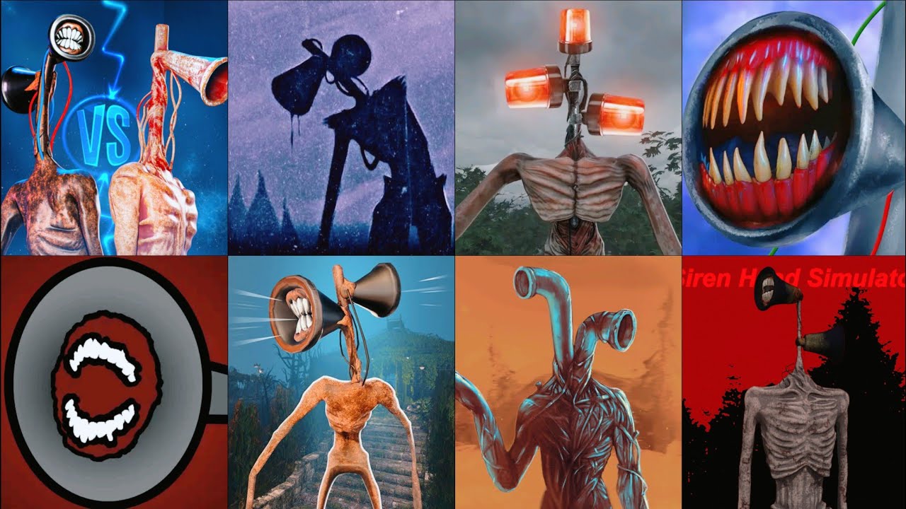 siren head, pipe head, light head game (old and new games) Part 1