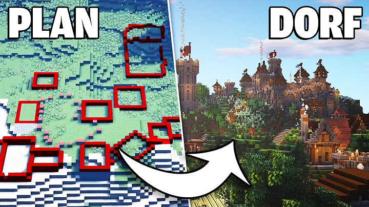 Minecraft Dorf planen -  so geht es ✏️ Crocodileandy