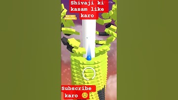 "Stack Ball Speed Run! 💨 Satisfying Gameplay 😍 #StackBall"