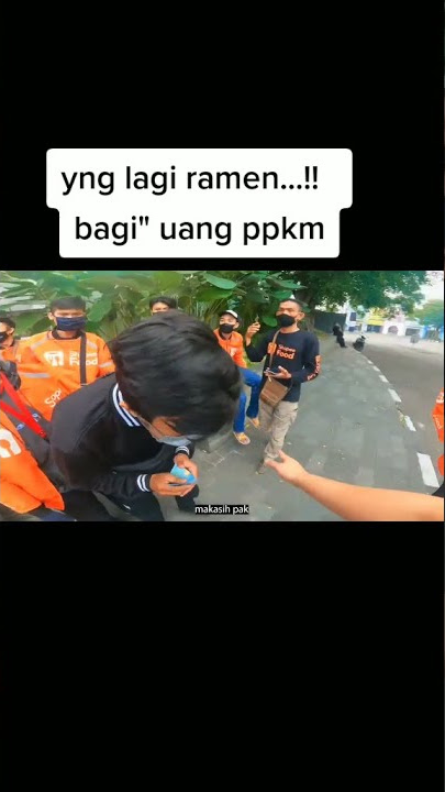 Doni salmanan bagi bagi uang di saat PPKM #Shorts