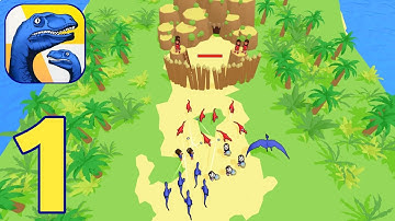 Jurassic History Raid - Gameplay Walkthrough (android/iOS) Levels 1-3 Boss