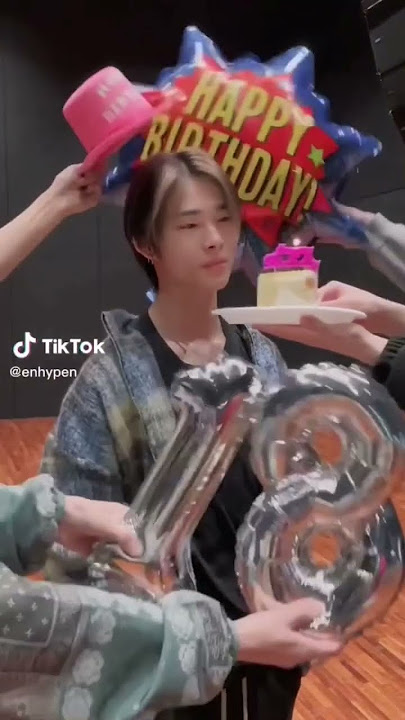 happy birthday our giant maknae ❤️ #niki #enhypen #shorts #tiktok #birthday