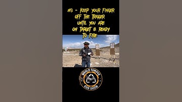#RangeSafety Briefing #3 - Keep your finger off the #Trigger until you are on target & ready to fire