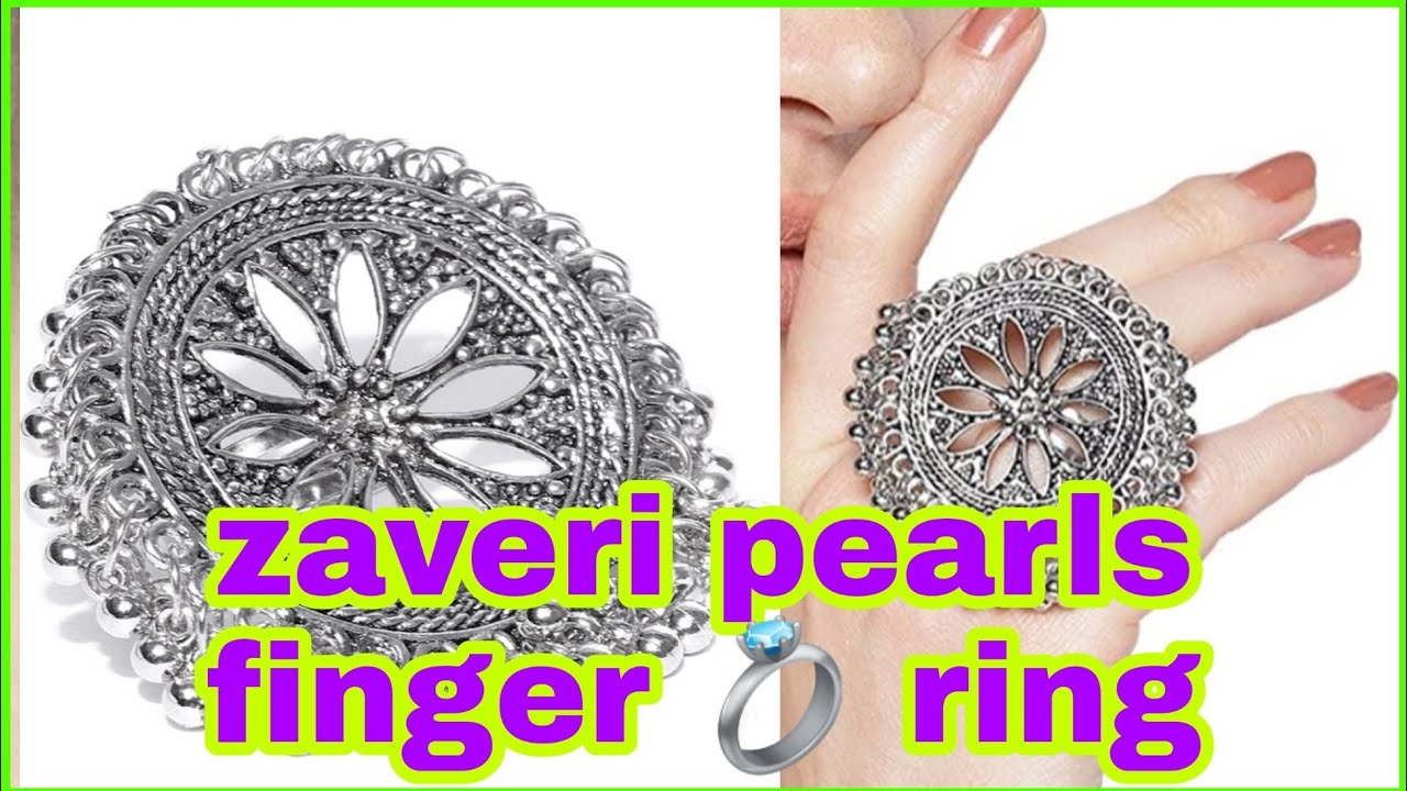Buy Pink Rings for Women by ZAVERI PEARLS Online | Ajio.com