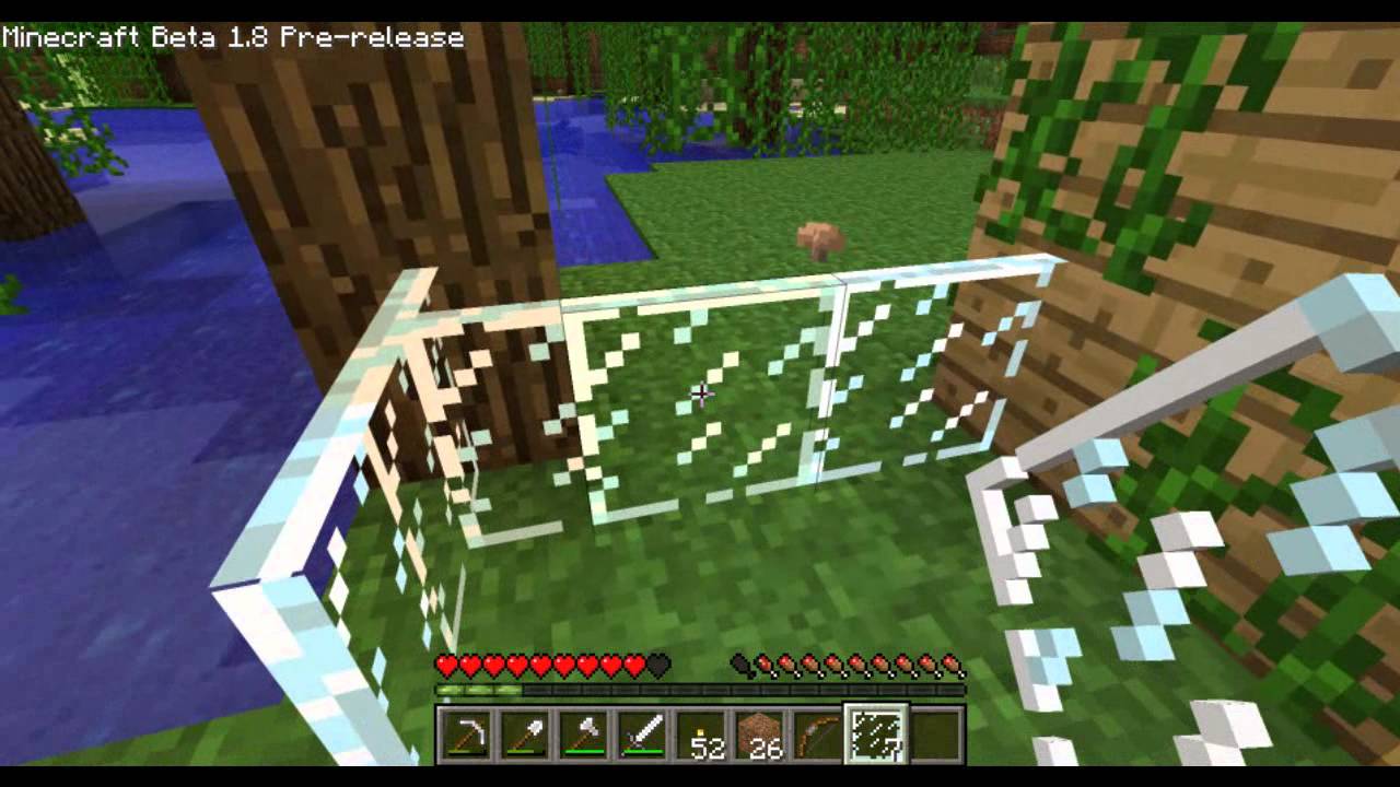 Minecraft Beta 1.8 - Glass Panes & Iron Bars - New ...