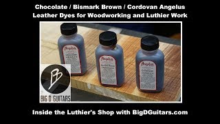 Cordovan / Bismark Brown / Chocolate Angelus Leather Dye for Woodworking and Luthier Work