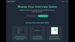 The Interview Playbook Intro