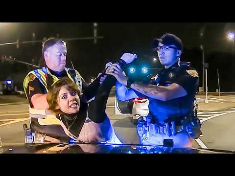 Fully Possessed Vile Obnoxious Karen Gets Badly Shut Down After Messing With a No-Bullsh*t Cop