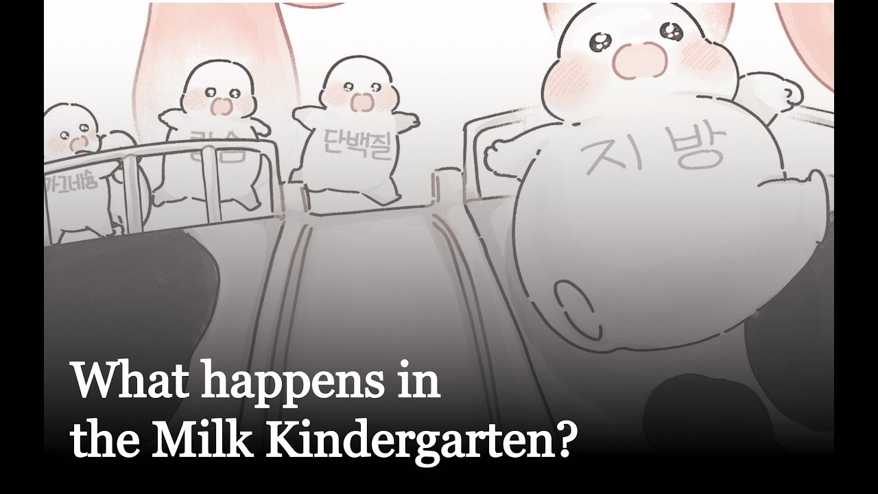[Vertical Video] Meet the Tiny Milk Friends! 🥛 Milk Kindergarten Part 1 ...