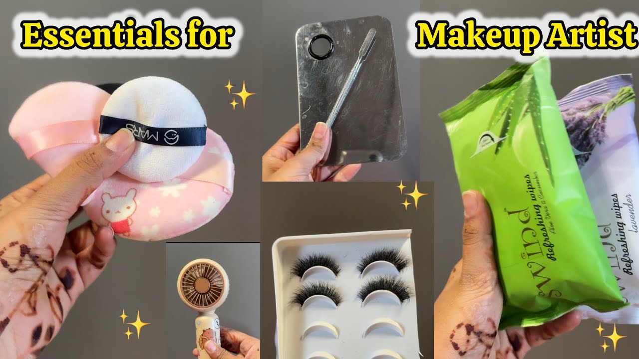 Must have essentials for Makeup Artist | Must watch for everyone 