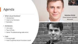 How to start with Azure Serverless Functions wit RevDeBug - webinar