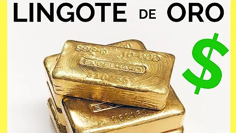 ¿Cuánto pesa un lingote de oro?