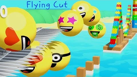Flying Cut Very satisfying and relaxing ASMR slicing game 41