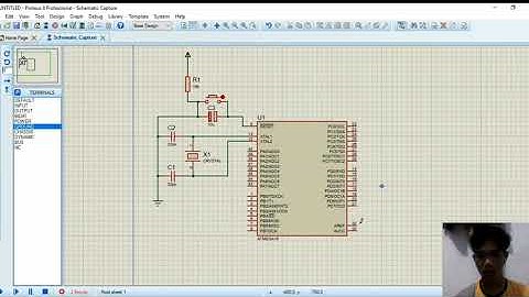 Cara Program LCD 16x2 dengan Bascom AVR Proteus ||Menampilkan Text dalam LCD || Proteus 8 Simulation