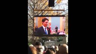 Trudeau swearing in Ceremony Nov 3rd, 15(Part 1)