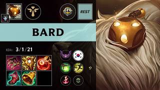 (CFO Rest) Bard Support vs Seraphine - KR Master Patch 26.12