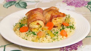 Arrolladitos de pollo
