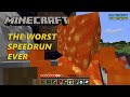 My Friend’s First Minecraft Speedrun… It Went Terribly Wrong