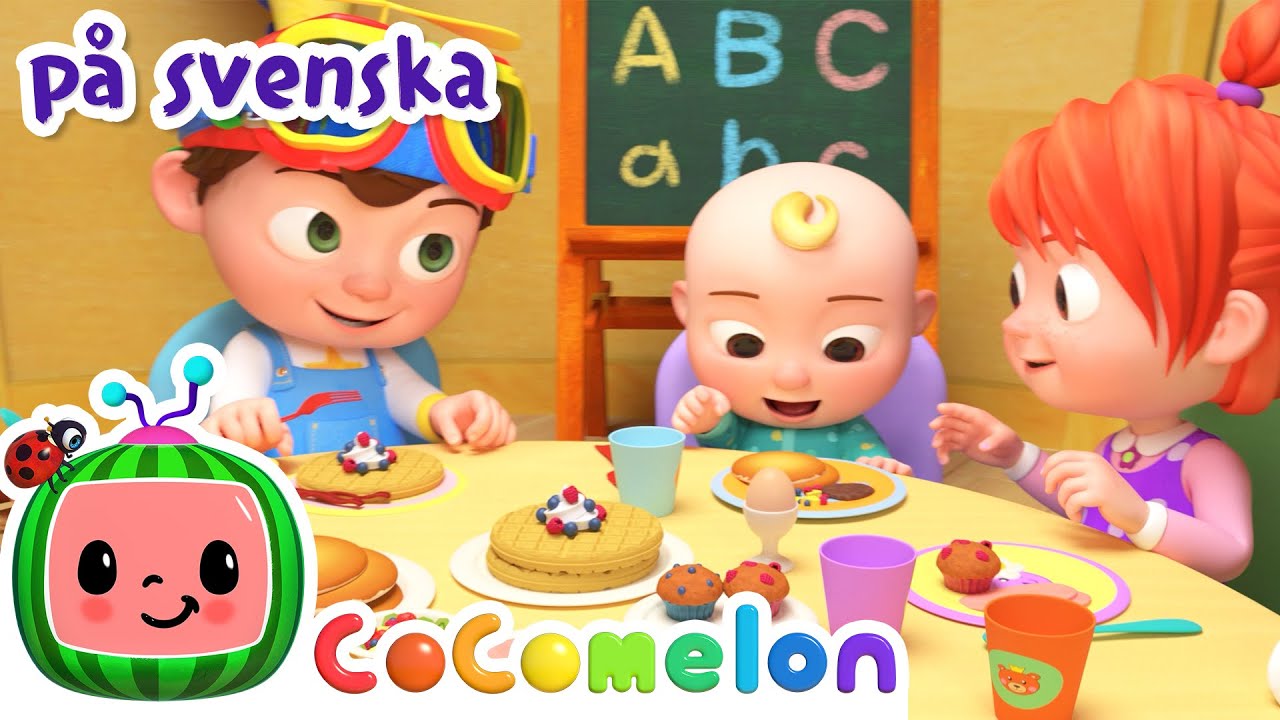 Frukostsången | Barnramsor | Sånger för barn | CoComelon Svenska