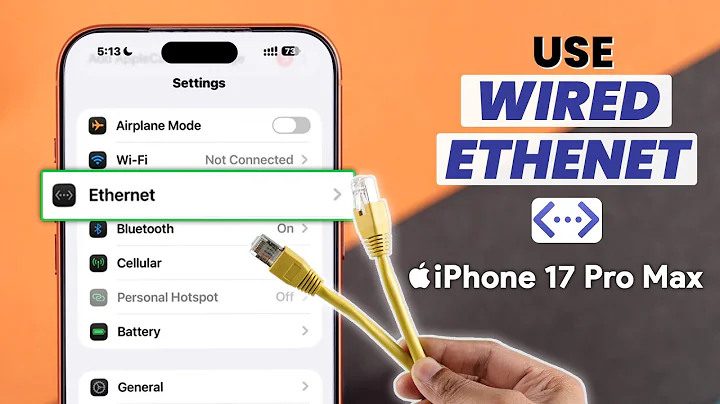 How to Connect Ethernet to iPhone 17 Pro Max: Wired Internet Setup Guide!