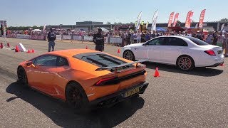 800HP Lamborghini Huracan vs. Mercedes E63S vs. KTM X-BOW vs. Audi RS3