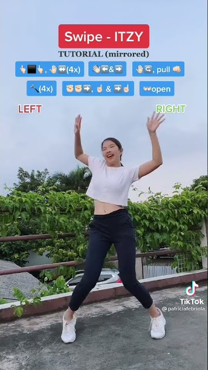 Tutorial dance SWIPE {ITZY} mirrored