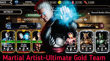 FW Survivor Mode Fatal Tower Battle ultimate Best Gold Team Gameplay | MK Mobile