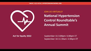 Day 1- Summit Welcome & HTN Roundtable Update - Modele Ogunniyi and Jenny Bogard