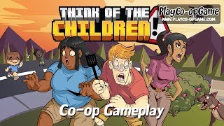 Think Of The Children Pcsteam - 4-Players Co-Op Gameplay
